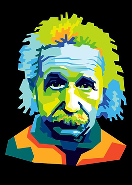 Albert Einstein Pop Art