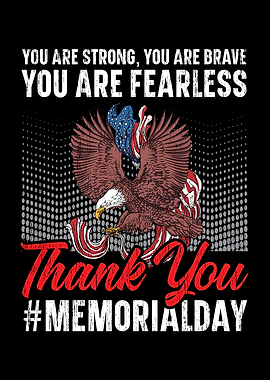 Memorial Day USA Flag