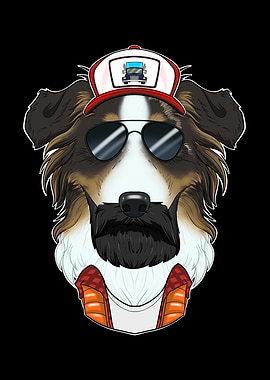 Truck Australian Shepherd