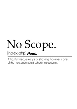 no scope