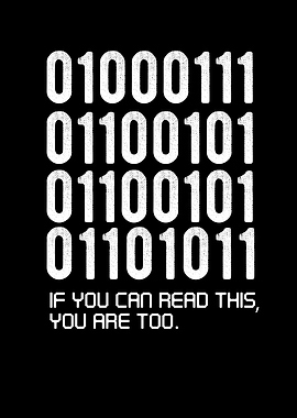 Binary If You Can Read
