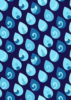 Abstract rain drops