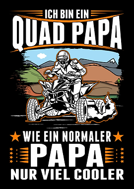 Quad Papa Quadfahrer Vater
