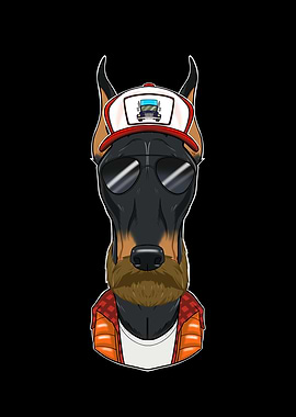 Truck Driver Doberman