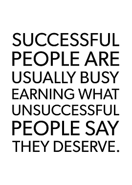 Successful People Are Busy