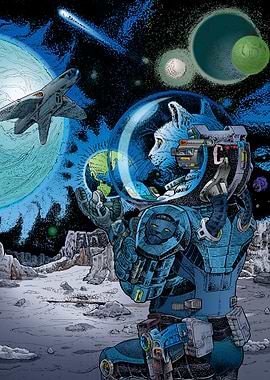 Space Cat funny
