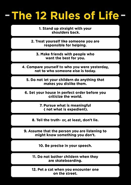 12 rules of life