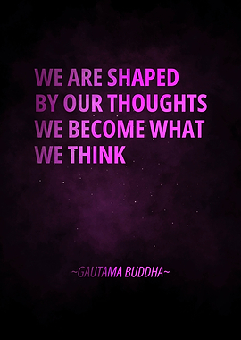 We become what we think