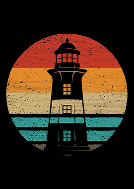 Lighthouse Retro Vintage