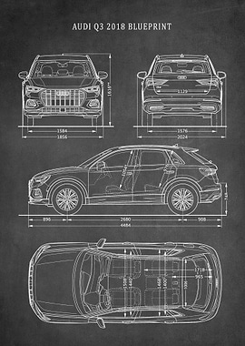 Audi Q3 2018 Blueprint