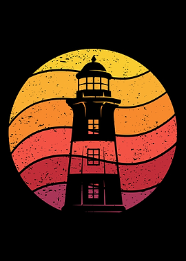 Lighthouse Retro Vintage