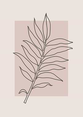 Single leaf home decor art