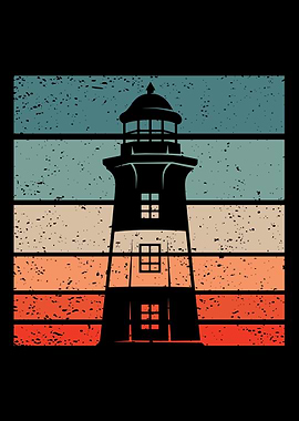 Lighthouse Retro Vintage