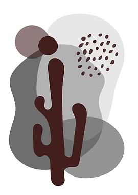Cactus abstract shapes