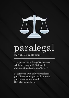 Funny Paralegal Definition