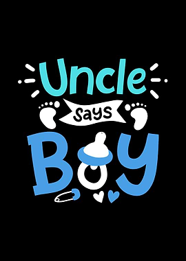 Gender Reveal Uncle Boy