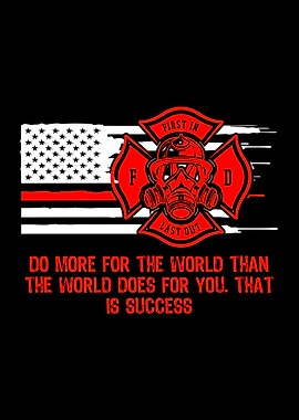 Firefighter Wall Art Decor