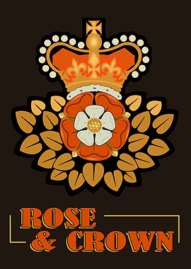 Rose and Crown Pub Sign