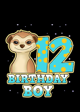 Birthday Boy 12 Meerkat
