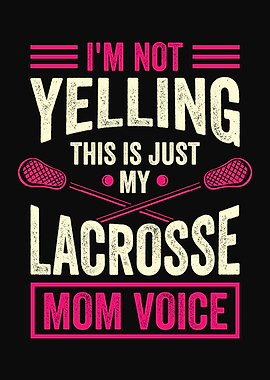Funny Lacrosse Mom Design