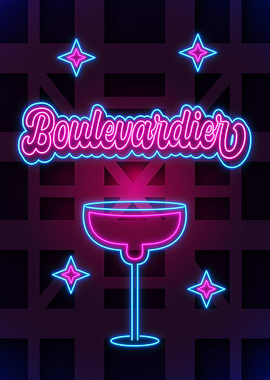 Boulevardier Neon Sign