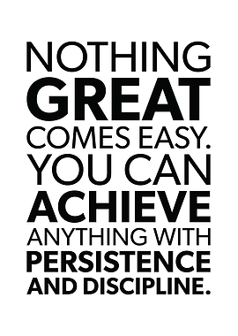 Persistence and Discipline