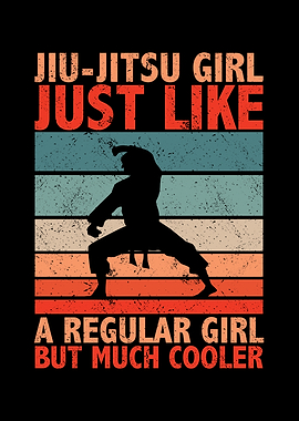 Jiujitsu girl just like a