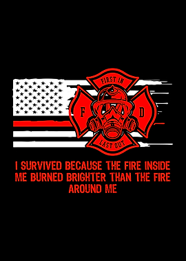 Firefighter Wall Art Decor