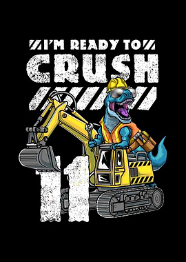 11th Birthday TRex Dinosa