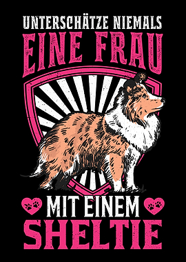 Sheltie Frau Htehund Shet