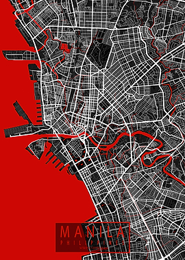 Manila City Map Oriental