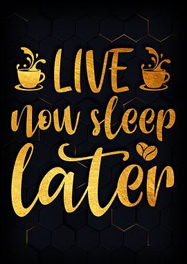 Live now sleep later