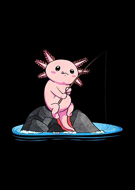 Axolotl Fishing Fisher