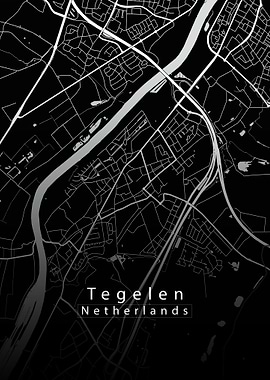Tegelen City Map