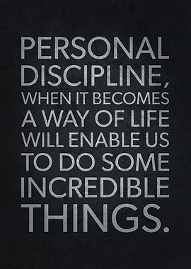 Discipline