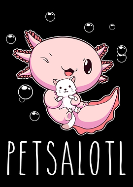 Kawaii Axolotl Cat Lover
