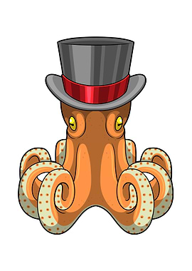 Octopus Gentleman Top hat