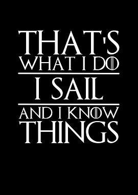 Thats What I Do I Sail