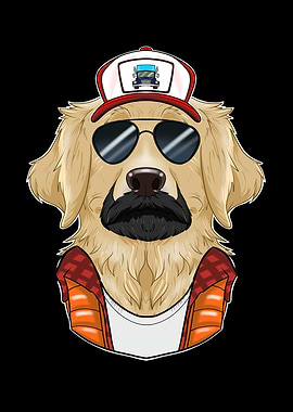 Trucker Golden Retriever