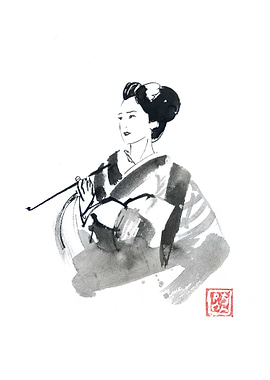 geisha smoking