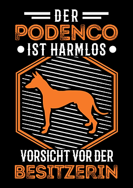 Podenco Besitzerin Windhun