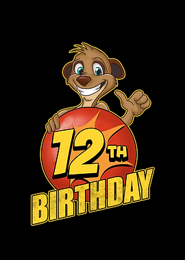 12th Birthday Balloon