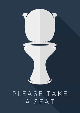 Minimal Funny Bathroom 1