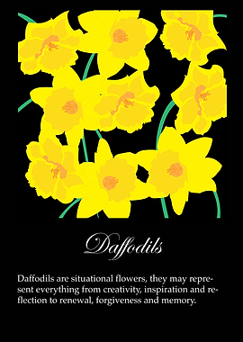 Daffodils poster