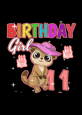 Birthday Girl 11 Meerkat