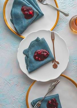 Blue Pancakes