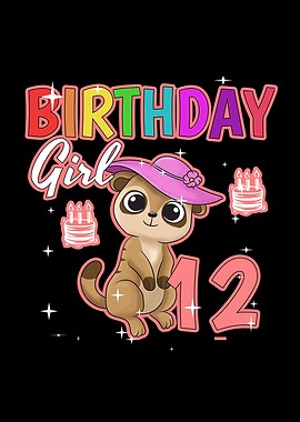 Birthday Girl 12 Meerkat