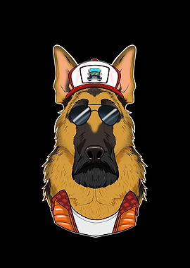 Trucker German Shepherd