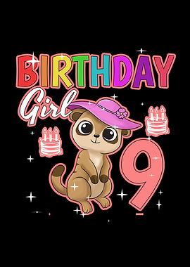 Birthday Girl 9 Meerkat