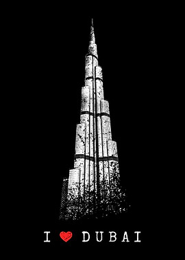 I Love Dubai Burj Khalifa